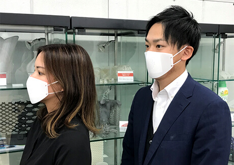マスク装着イメージ画像(横)