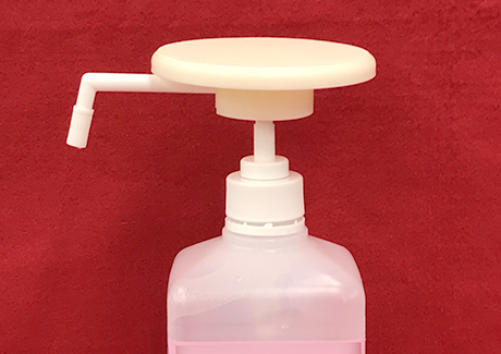 消消毒液用タッチレスツール(3)